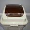 40 liter square waste bin with swing cover/ garbage bin