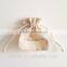 linen jewelry pouch/linen drawstring bag/jute bag                        
                                                                                Supplier's Choice