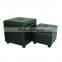 home furniture foldable storage leather sofa stool bar sandalye