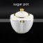 Elegant Decorated Vase Flower Shape Coffee Sets 18PCS Bone China Tea Sets with Gold rim