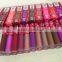 2016 High Quality Velvetine Liquid Matte Lipstick in Red Velvet Makeup Lip Gloss Mixcolor Pink Rose Lip Stick