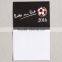 white non-woven fabric drag black printing care label for football-girl T-shirts