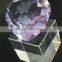 Crystal Diamond Heart-Shape Paperweight With Base