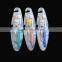 Colorful Nylon bristle tooth brush with dental floss pick