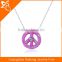 925 sterling silver necklace opal jewellery necklace with peace logo