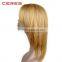 8A grade 100% Human Hair full lace silky straight long blonde girl wig