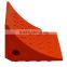 NWH-WC01 5T Polyurethane wheel chock for mining truck safety