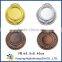 Promotion three color metal souvenir medal