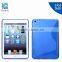 TPU case for ipad Mini 2 S-line soft gel Cover case