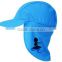Wholesale Boys Sun UV Protective Beach Safari Swim Flap Hat Light Blue for kids aged 2-8yrs