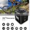 360 degree camera VR Mode sport action camera high resolution mini DV cam Waterproof 30M