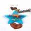 custom design silicone guitar shaped key chain