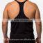 100% Polyester Quick Dry Dri Fit Mens Stringer Tank Top Custom Design Factory Price