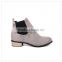 cx157 lady's flat block heel chelsea boot