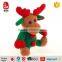 China christmas ornament plush toy reindeer ornaments gift for 2015
