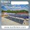 Ground bracket installation system of carport