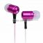 Flat wired earbud new design earbud for girls