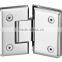 SH-135B Zinc alloy/SUS Mirror/satin square 135degree hotel DOOR clamp Shower door hinge Swimming pool Glass balustrade fitting