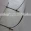 Fibreglass advertising L banner stand display with double poles