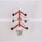 Unique Design Rhinestone Christmas Tree China Wholesale Brooch Pin