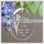 Clear Oval Flat Glass Ornaments For Personality Souvenir