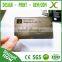 304 Stainless Steel metal membership card/ business card metal cut/ Brush Golden Metal card