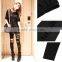 Women Lady Punk Hole Ripped Slit Split Leggings Party Gothic Pants