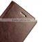 Low price china mobile phone Credit Card Slots Wallet Crazy Horse Leather for huawei ascend p8 case wholesale