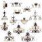 classical iron pendant lamp glass shade for home study bedroom chandelier