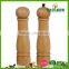 high qulity rubber wood salt&pepper mill bottle /spice mill