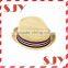 Cheap Wholesale Summer Short Brim Fedora Hat Wholesale Skimmer Straw Hat