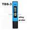 2016 new bigger LCD screen tds meter digital TDS-3