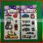 embossed PVC stickers car design stickers