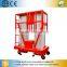 SHANDONG telescopic ladder aluminum lift aerial work platform