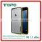 Fashion Slim Colorful soft TPU Frame Clear Case Transparent Hard PC frame Phone Back Cover For iPhone 6 6S Plus