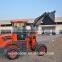 compact china mini wheel loader with CE joystick