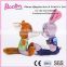 2016 New design Lovely Fashion Cute High quality Customize Kid toys and Gift Wholsele Plush toy Rabbit and Fox
