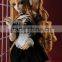 High quality synthetic golden deep curly 1/4 BJD doll wig