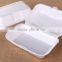Disposable foam food container take-away storage for hot dog