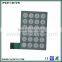 Customized glossy/frosted surface membrane switch