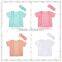 Children clothes latest baby girl tops short sleeve baby girl shirt for summer