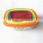 5 PCS/Lot Food Container With Lid Plastic Food Takeaway Storage Container