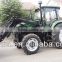 2016 hot 80hp 4WD NEW804 with front end loader and backhoe tractors prices