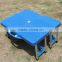 5-in-1 portable folding outdoor picnic table and seat set
