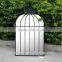 POWERLON Ornate Birdcage Iron Garden Mirror Totally Unique Outdoor Decoration