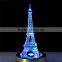 3D crystal decoration pieces crystal eiffel tower
