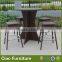 Classic rattan bar table set garden leisure bar table and chair set