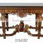 Luxurious Large size console table with black marble