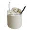 CE RoHS certificated E26 E27 glazed ceramic lampholder with cable