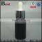 essential oil 10ml 50ml 100ml frosted glass bottle round shape frosted glass bottle black frosted glass dropper bottle
